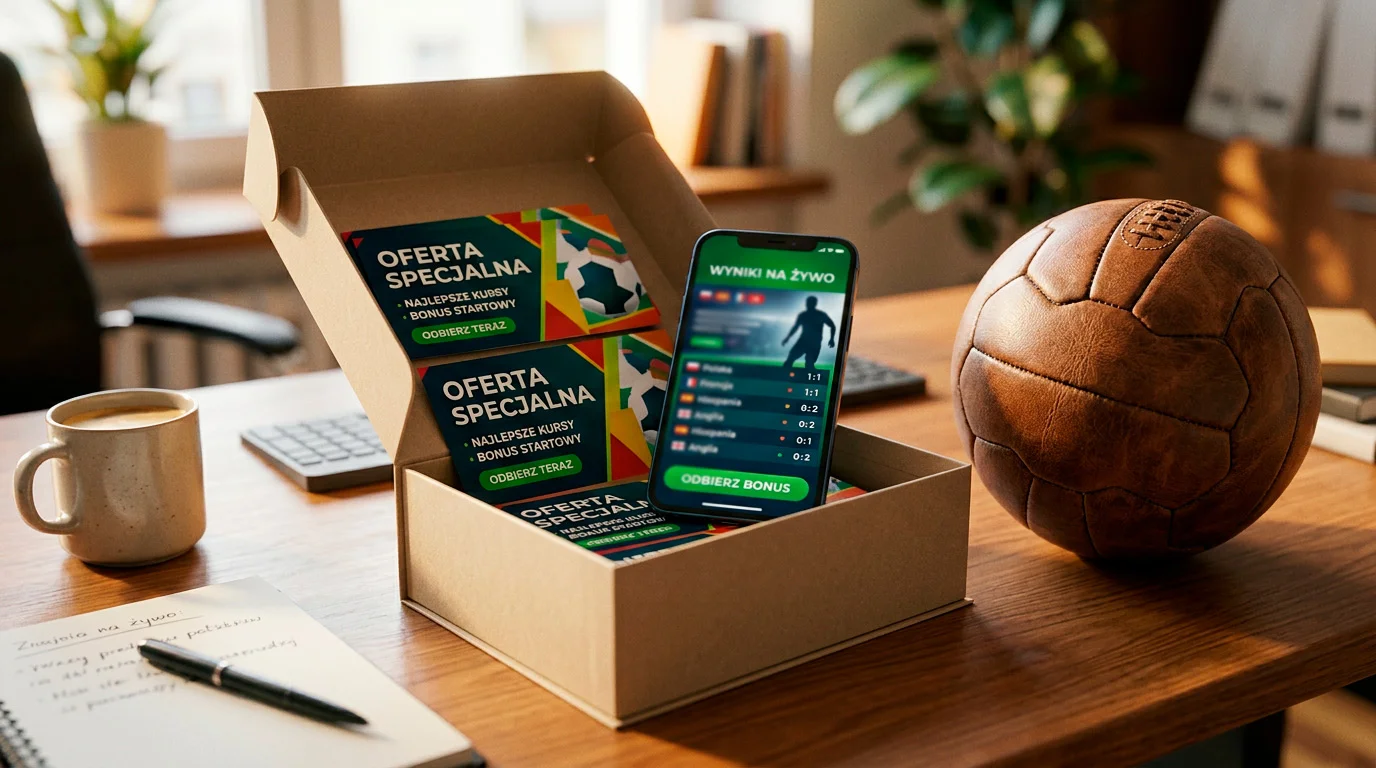 Bonusy i promocje bukmacherskie na Mistrzostwa Świata 2026 na stadionie piłkarskim